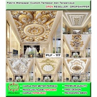 3D Marble Ceiling Sticker Waterproof House Roof Dinding