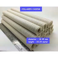 CODE P8P clear color collagen sausage Casing, 1845mm diameter