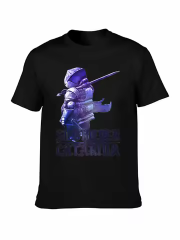 Knight T-shirt Men Dark Souls Tshirt Siegmeyer of Catarina Tees Super Souls Bros Funny Tees Hip Hop 