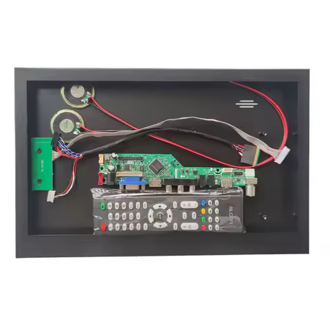 Kit for LP156WH3 15.6" 1366x768 TV Controller board VGA AV + LCD HDMI-compatible Aluminum alloy meta