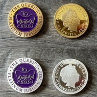 2022 Queen of England Commemorative Coins Coins Elizabeth Second Generation Commemorative Coins Quee