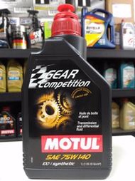 油先生►魔特MOTUL Gear Competition 75W-140全合成齒輪油×LS差速器油 75W140