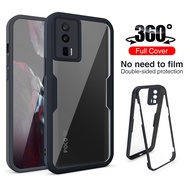 For Xiaomi Poco F 5 Pro Case 360° Full Body Protection Cover For Poco F5 Pro F5Pro 5G Double-Sided Shockproof Coque