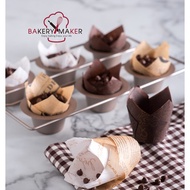 6-Hole Cupcake Mold 6 Cups Pop over Teflon Pan