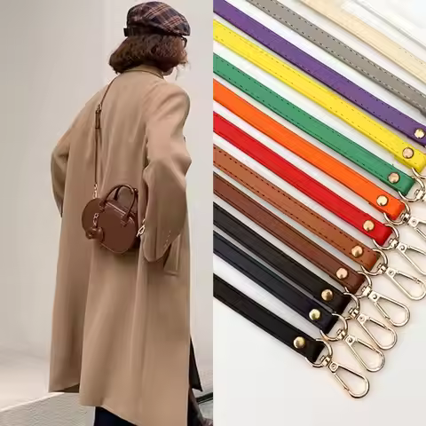 Leather Bag Shoulder Strap For Longchamp Mini Pouch Handbag Slung Bag 120cm Adjustable PU Leather Sh