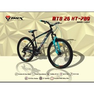 Sepeda Gunung MTB 26 inch Trex XT-789 7 Speed Double Disc Berkualitas