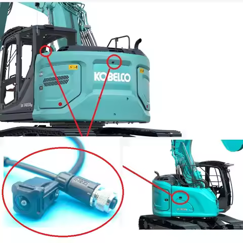 YN55S00013F6,Review camera for kobelco excavator SK140SR-7.SK100SR-7,SK130-7,SK135SR-7,SK160-7