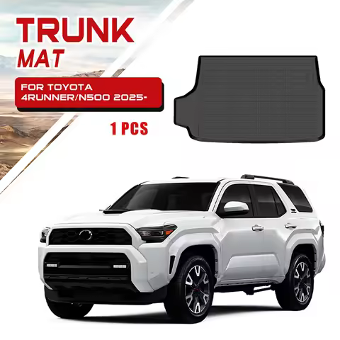 Trunk Floor Cargo Liner Mats For Toyota 4Runner 2025 Waterproof Anti-Slip Foot Pads TPE Material For