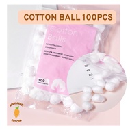 COTTON BALL 100 PCS FOR BABY KAPAS BULAT CUCI LUKA