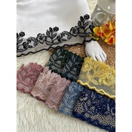 BORDERLACE SULAM KERAWANG TEBUK LACEMEWAH READYSTOK LACE BAJU KURUNG LACE BAJU KEBAYA LACE BAJU BUDK