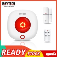 DAYTECH Wireless Home Security Alarm System JH007-DS01 Wireless Siren With Door Sensor Remote Contro