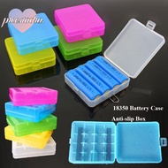 PICESTADIO 18650 Battery Box, Plastic Anti-slip Battery ,  Coloful 4 AA AA Battery Box 18350 Battery