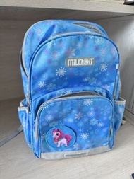 Millton Blue Snowflake Unicorn Backpack
