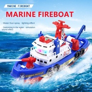 Sea Fire Boat With Sound Music Lighting Bath Play Kids Toys Gift Children Toys Mainan Bomba Feri Bud