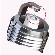 Double Iridium Racing Spark Plugs CR6HSA, Mio, Grand, Supra 100, Jupiter Z, Mio J, KLX150