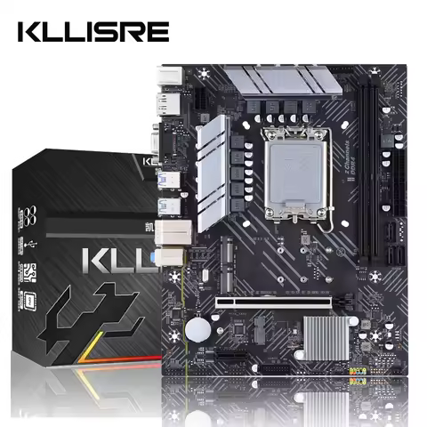 Kllisre B660 Motherboard LGA 1700 Support Intel 12th/13th Processor DDR4 Memory VGA+HDM+DP USB3.2 M-