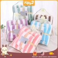 FIFTY2 FHL102  2 In 1 Super Absorbent Microfiber Bath Towel Large Coral Velvet Towel Tuala Mandi Bes