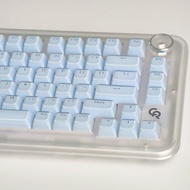 Blue Jelly Keycaps OEM Profile 136 Keys PC PBT Letter Light Transmission Wooting Aula F75 Alice Mech
