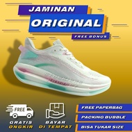 Kanky Story Gozen White Pink Original Running Shoes, Original Men's and Women's Running Shoes