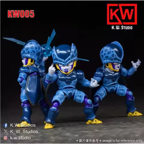 In Stock! KW Studio Dragon Ball Z SHF Little Monster Little Cell Kw005 KW005P Action Anime Figures M