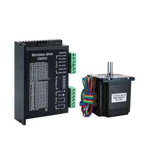 NEMA 23 57HS56 1.2N 56mm Stepper Motor With Hybrid Engine Driver Controller TB6600 DM542 DM556 For C