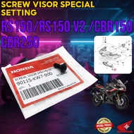 100% ORIGINAL HONDA RS150 RS 150 V2 CBR150 CBR250 VISOR SCREW SPECIAL SETTING CBR 150 CBR 250 90115-
