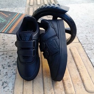 HITAM Khf424 Children's Shoes MX MAXA Shoes Boys &amp; Girls School Shoes Black ++