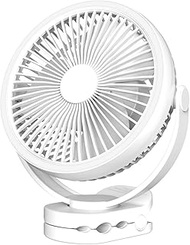 COOKX Mini Portable Electric Fan 10000mAh USB Rechargeable Camping Ceiling Clip Fan With LED Table Lamp (Color : E, Size : 216X90X253mm)