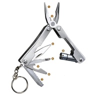 8 合 1 Multitool 多功能鉗子 - 帶 LED 燈的折疊袖珍工具