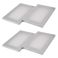 (ZVET) 4Pcs A4 Screen Printing Aluminum Frame Stretched 120T Silk Screen Polyester Screen for Printe