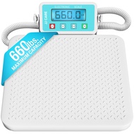 Medical Scale - Heavy Duty 660 lbs/299 Kgs Capacity Wrestling Scale for Gyms with Easy to Read LCD D