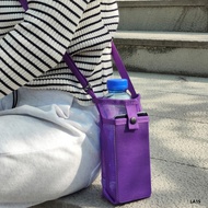 LA1S-1 PC Water Bottle Holder Water Bottle Carrier With Adjustable Shoulder Strap Beach Bottle Bag W