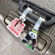 Customized Luggage Tag Acrylic Luggage Tag Boarding Luggage Tag Cartoon Big Head Tag diy Tag Star Ph