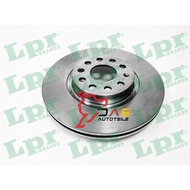 LPR Volkswagen Golf GTI Jetta Beetle Tiguan Passat Scirocco Audi TT MK2 Front Brake Discs Set 5Q0615