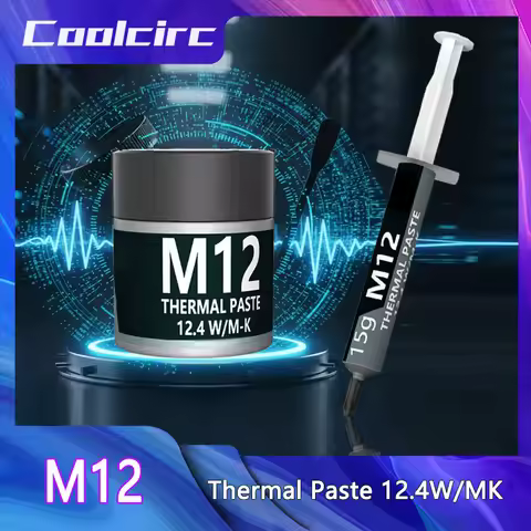 Coolcirc Thermal Conductive Compound Silicone Grease Paste 12.4 W/MK 1/4/8/15/30g With Scraper For G
