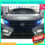 car motor 2 two Colour Led Headlight Fog lamp head Light 2 in1 3000 6000k 8000k H1/H3 H4 H7 H8 H11 H