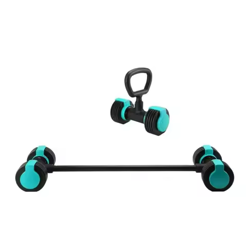 Weightlifting Dumbbell Converter Adjustable Home Barbell bar Kettlebell Grip Barbell Swivel Dumbbell