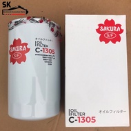 Oil Filter C-1305 Sakura HITACHI UH-083, EX200-1/2/3/5