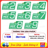 Exhaust Gas Standard Stickers for Cars and Motorcycles Euro 2, Euro 3, Euro 4, Euro 5, Euro 6, Euro 