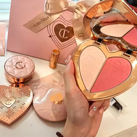 Charlotte Tilbury Airbrush Flawless Finish Makeup Finishing Powder Pillow Talk Beauty Soulmates Face