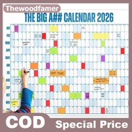 thewoodfamer Large 2026 Calendar Planner Sheet Schedule Sticker Planner Target 365 Days Planner Shee