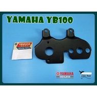 SPEEDOMETER BRACKET BLACK STEEL "GENUINE" SET For YAMAHA YB100 // Meter Mileage Plated