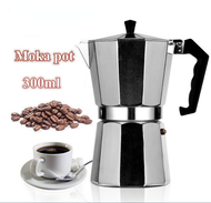 AIM  หม้อต้มกาแฟ กาต้มกาแฟ เครื่องชงกาแฟ มอคค่าพอท หม้อต้มกาแฟแบบแรงดัน สำหรับ 3/6 ถ้วย 300ml coffee pot Thamsshop