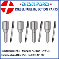 4x Diesel Fuel Injector Nozzle Tips 0433171887 DLLA157P1425 for Mitsubishi Fuso Canter 4.9L 4M50 044