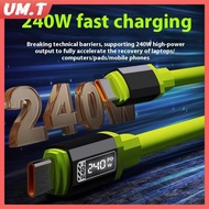 UM.T 240W 1.5m USB Type-C To Type-C Cable With Real-Time Power Display For Mobile Phone Cable