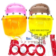 [ 5 BUTTON VISOR SAJA ] Original Bogo 5 Button White Cap Putih Colour Visor Wizer Topi MHR Steng , M