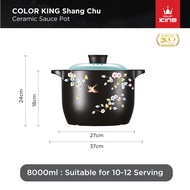 Color King SHANGCHU Ceramic Sauce Pot (8000ML)/ Ceramic Cookware / Healthy Cookware / Cookware / Cer
