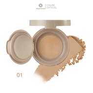 SUPERMOM l SECOND SKIN LOOSE POWDER (แป้งฝุ่นฟิลเตอร์เบลอผิว กระปุกทรงกลม ปริมาณสุทธิ 7 กรัม มีพัฟสี