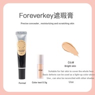 Foreverkey Concealer | Cream Sample Facial Brightening Hold Makeup Not Stick Powder Foreverkey Conce