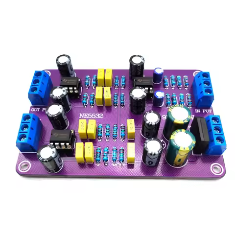 Linkwitz Riley Active Crossover 2 Way NE5532 Pre-Stage Filter Frequency Divider